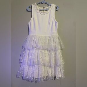 Disney White Tiered Ruffled Sundress for Brides